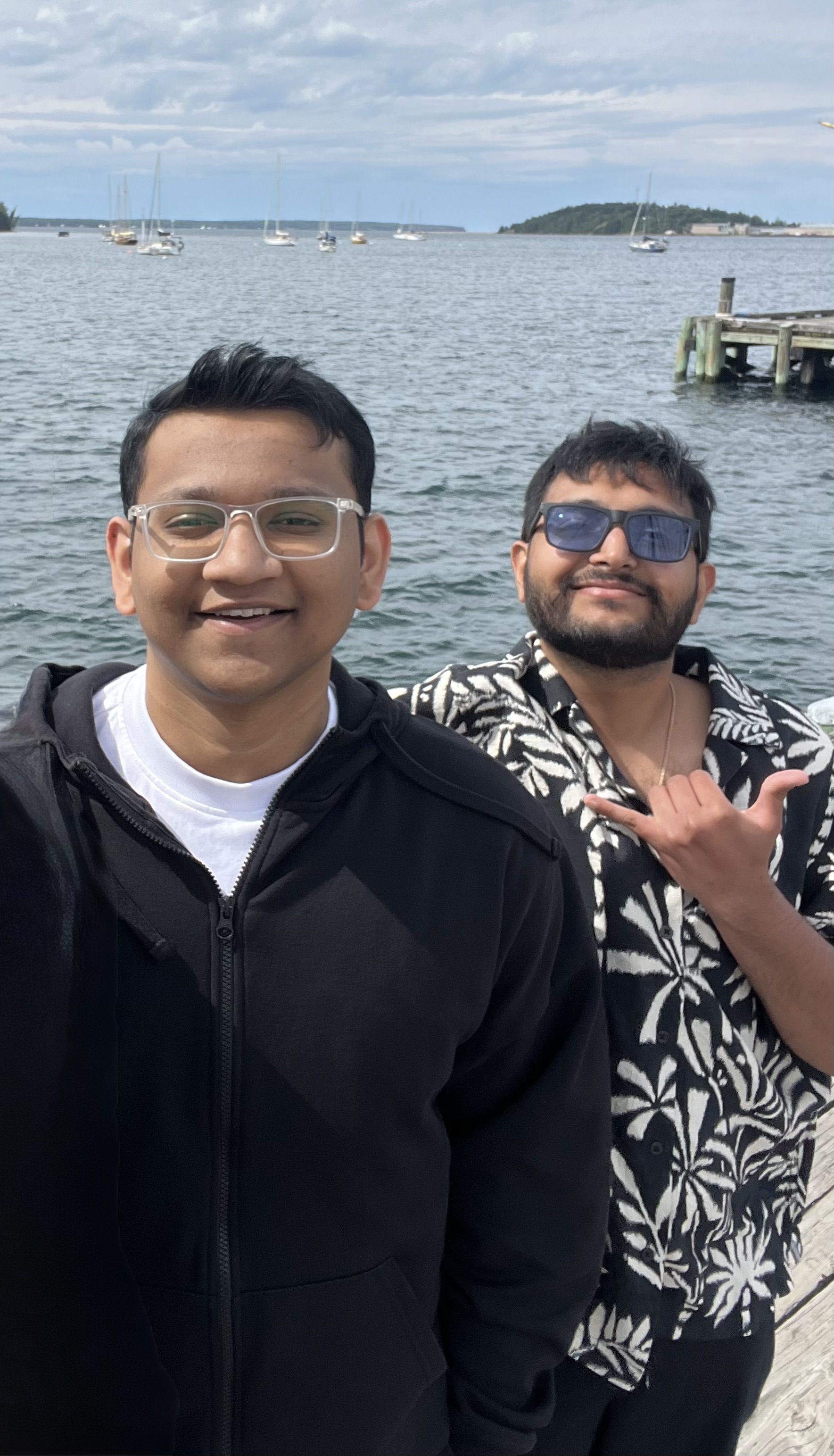 Friend on his side